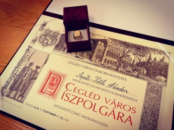 Apáti-Tóth Sándor - Cegléd Város Díszpolgára